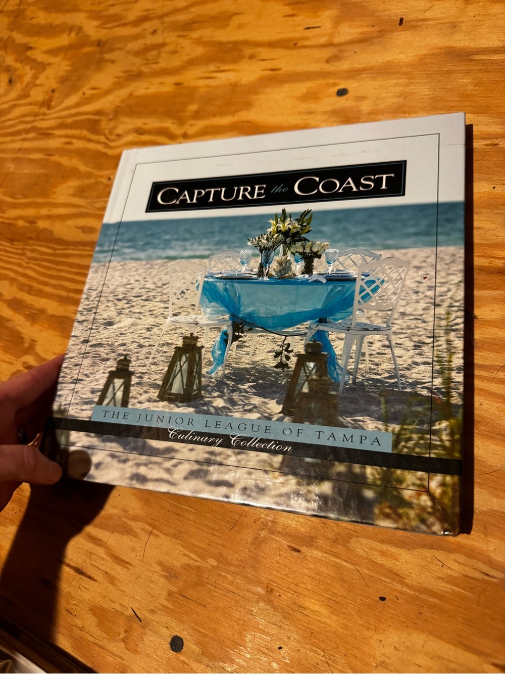 Capture the Coast Blue Decorative Coffee Table Book by